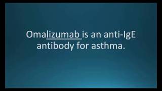 How to pronounce omalizumab Xolair Memorizing Pharmacology Flashcard [upl. by William]