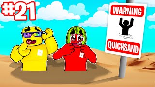 TESTING 24 QUICKSAND TRAPS in Roblox [upl. by Asiuol189]