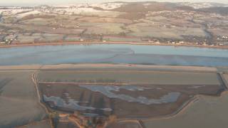 The Severn Bore from the air Long Version [upl. by Geller]