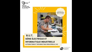 Présentation du BUT GEII parcours Automatisme et Informatique Industrielle [upl. by Adlare279]