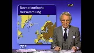 3satZDF quotHeutequot Nachrichten mit Otto Diepholz 13111988 [upl. by Yerbua]