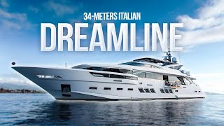 Dreamline Yacht 35 Meter Walkthrough [upl. by Einner]