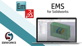 Simulating the fringing of electric field using EMS for SOLIDWORKS [upl. by Tillio]