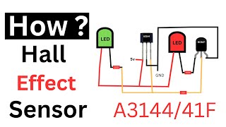 Hall Effect Sensor A3144 hall sensor hallsensor halleffect sensor [upl. by Bonni466]