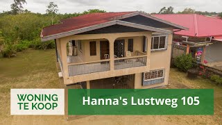 Hannas Lustweg 105 pc 12 • 220 m² Hoogbouw te Hannas Lust Wanica Suriname [upl. by Allicserp]