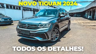 NOVO TIGUAN 2024 RLINE  VALE A PENA TUDO O QUE MUDA [upl. by Aihtela553]