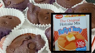 Air Fryer Ube Cupcake using Maya Hotcake Mix  GipBaw [upl. by Keli]