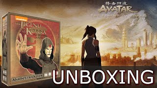 Unboxing Amons Invasion for The legend of Korra Pro Bending Arena Boardgame [upl. by Budge]