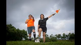 La primeras mujeres árbitros FIFA de Nicaragua [upl. by Ayikin]