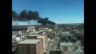 Coast Fraser Tower Fire in Yellowknife NT [upl. by Ahcurb]