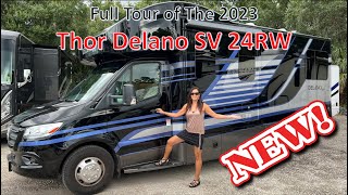 Full Tour Of The NEW 2023 Thor Delano SV 24RW CClass RV [upl. by Ingmar582]