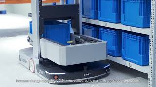 Geek RoboShuttle RS5D shaping the future of microfulfillment center [upl. by Sacul]