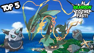 Top 5 BEST Pokemon Mega Evolutions In Omega Ruby and Alpha Sapphire [upl. by Hallagan41]