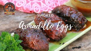 Smoked Armadillo Eggs Recipe  How to Make Armadillo Eggs on Pit Barrel Cooker [upl. by Mallin]