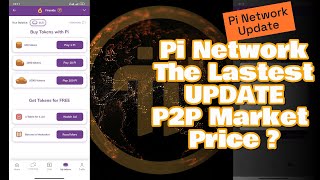 Pi Network the lastest Update  P2P Market Price 155 UP [upl. by Ahsiekyt92]