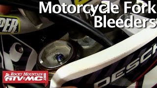 How To Install Fork Bleeders amp Bleed Motorcycle Forks [upl. by Ziom]