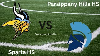 Parsippany Hills vs Sparta High School Boys Varsity Soccer [upl. by Eciuqram]