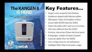 THE BEST WATER IONIZER  Review Enagic LeveLuk Kangen 8 K8  Alkaline Water Maker [upl. by Nonnair]