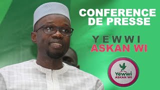 Résultats Législatives  Suivez la conférence de presse de Yewi Ask WIi [upl. by Shamus408]