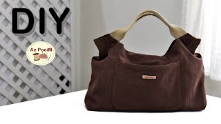 A new style of tote bag easy and quick making [upl. by Pearman509]