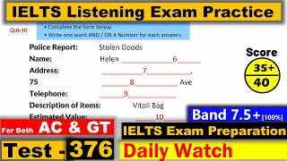 IELTS Listening Practice Test 2023 with Answers Real Exam  376 [upl. by Gavan379]