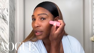 Serena Williamss Simple Skincare Routine amp Thick Brow Trick  Beauty Secrets  Vogue [upl. by Hendel]