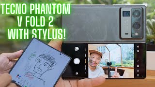 Tecno Phantom V Fold 2 Review Stylus and Google AI Features Make The Difference [upl. by Buine382]