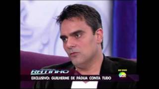 Parte 1 Entrevista de Guilherme de Pádua ao Ratinho no SBT [upl. by Trefor]