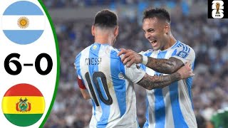 ARGENTINA vs BOLIVIA 60  RESUMEN  ELIMINATORIAS SUDAMERICANAS [upl. by Asher]