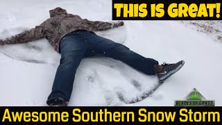 2018 Snow Storm in the South Savannah Georgia near Florida [upl. by Don380]