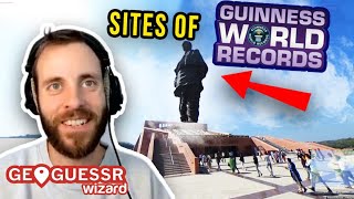 Guinness World Record Locations on Geoguessr  Guess The Record PLAY ALONG [upl. by Byrn]