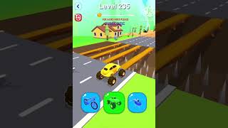 Shape Shifting  لعبة Max Level  طريقة اللعب من  تطبيق لعبة الهاتف المحمول All Level 235 [upl. by Aubarta]