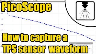 How to capture a TPS sensor waveform using a PicoScope 1217 [upl. by Neilla]