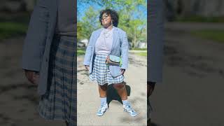 PlusSIze Spring Outfit Inspo 2024  Air Jordan 6 quotUniversity Bluequot plussizespringoutfitinspo [upl. by Angy]