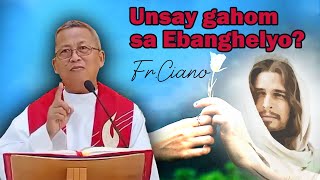 Unsay gahom sa Ebanghelyo FrCiano  Homily 24h [upl. by Aihselef]