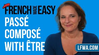 Learn French know the passé composé with Être under 5 minutes [upl. by Jock785]