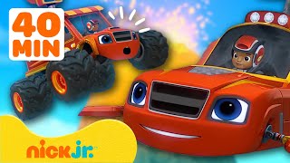 Blaze and the Monster Machines  Resgates de Emergência com Fogo e Água  40 Minutos  Nick Jr [upl. by Lola]