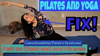 5 under 10  CostochondritisTietzes Syndrome  Yoga And Pilates fix [upl. by Alleoj]