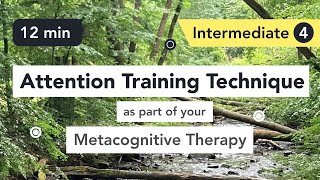 Attention Training Technique ATT in Metacognitive Therapy Intermediate 4 [upl. by Berck]