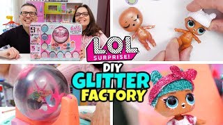 LOL SURPRISE DIY GLITTER FACTORY per Customizzare le LOL [upl. by Ilrac]