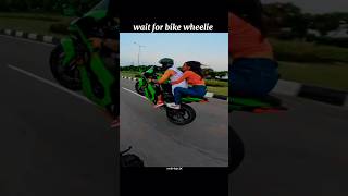 Shorts looks Kawasaki Ninja zx10r wheelie ytshorts shorts automobile viralvideo [upl. by Nosmas]