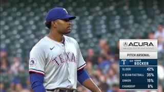 Kumar Rocker MLB debut strikeout highlights vs Mariners 7 Ks 91224 [upl. by Natan]