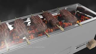 The Bincho Grill yakitori table top grill [upl. by Berti]