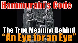 【Hammurabis Code】The True Meaning Behind quotAn Eye for an Eye quot [upl. by Bikales]