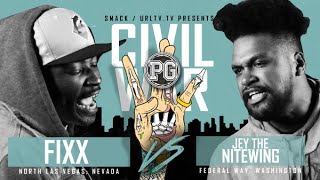 FIXX VS JEY THE NITEWING  URLTV [upl. by Aitsirk]