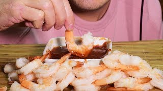 ASMR SHRIMP COCKTAILS Eating Sounds  Nomnomsammieboy [upl. by Helve]