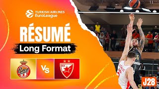 Mike James dans lHistoire   Monaco vs Etoile Rouge  Résumé  EuroLeague J28 [upl. by Rednaxela]