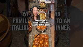 What Asian Family Brings To Italian Dinner🍝 [upl. by Artep]