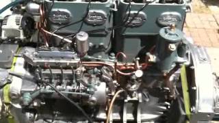 Gardner 4LW diesel engine first test run [upl. by Aissat]