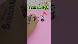 Remote Fan 😍 IR Transmitter Project 🤩 IR Receiver Science Project shortvideo diy shorts [upl. by Gneh301]